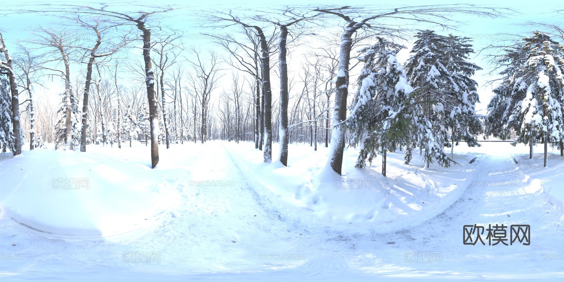 雪地 外景素材