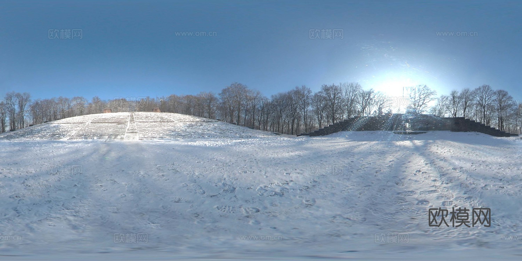 雪地 外景素材