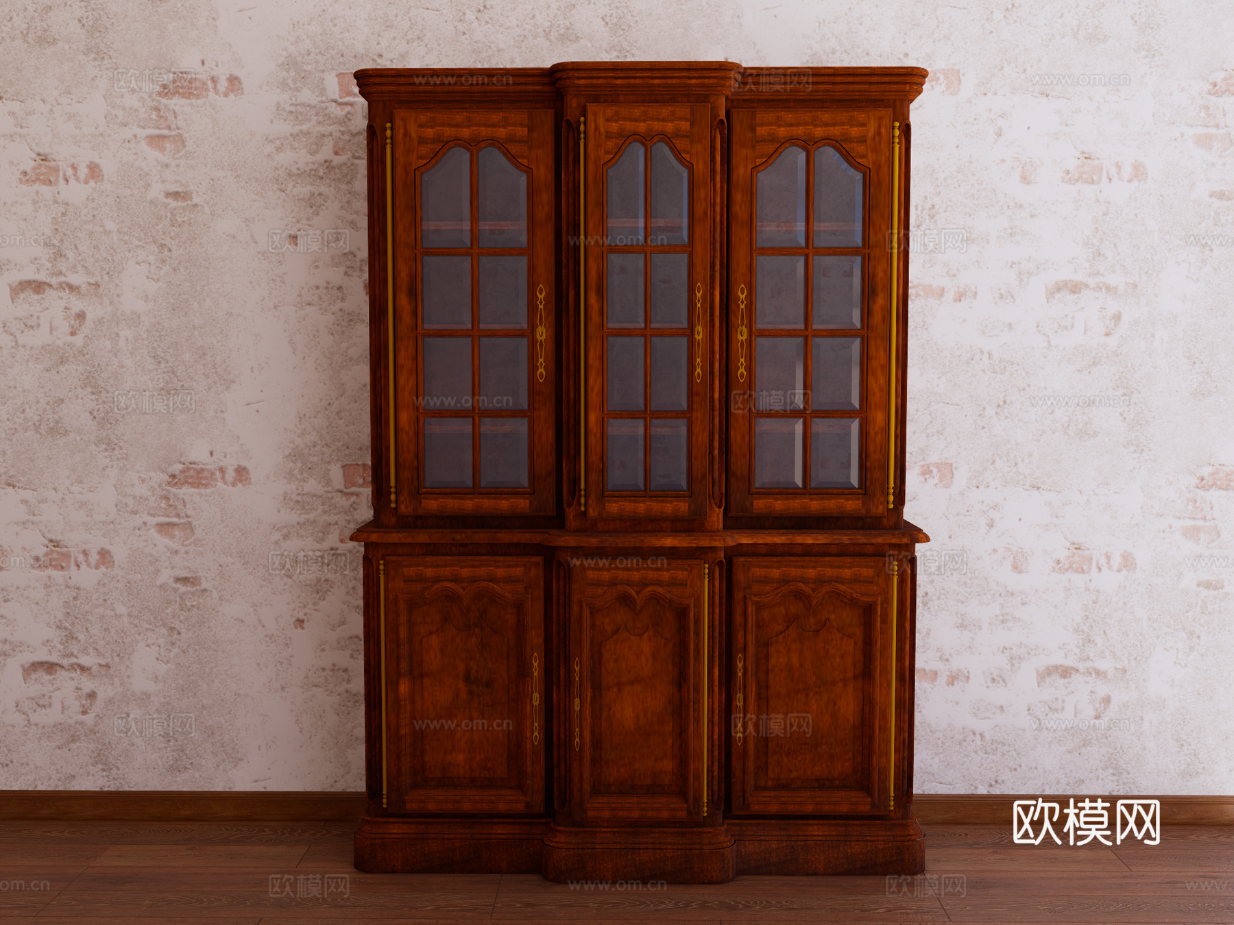 老旧柜子 老旧家具su模型下载（渲染图1）