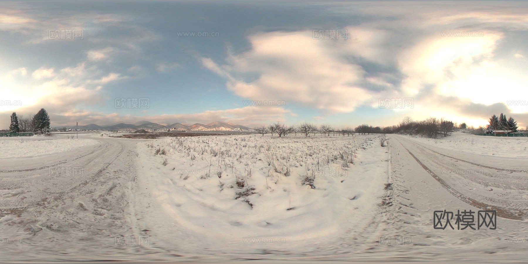 雪地 外景素材