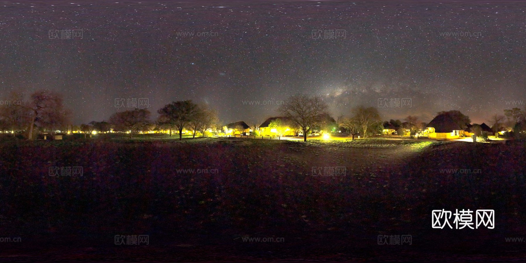 夜晚窗景