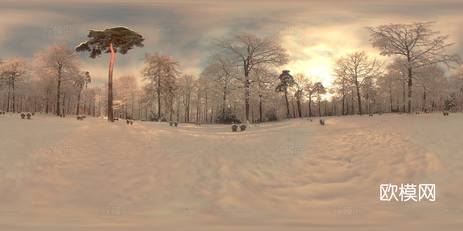 雪地 外景素材