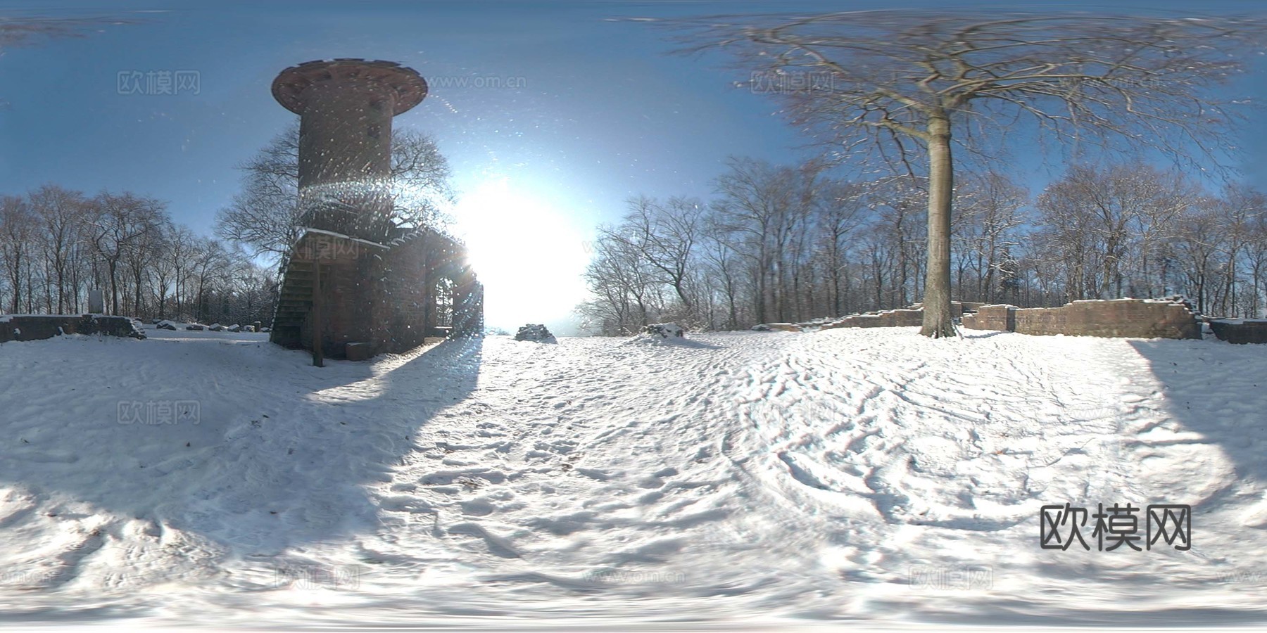 雪地 外景素材