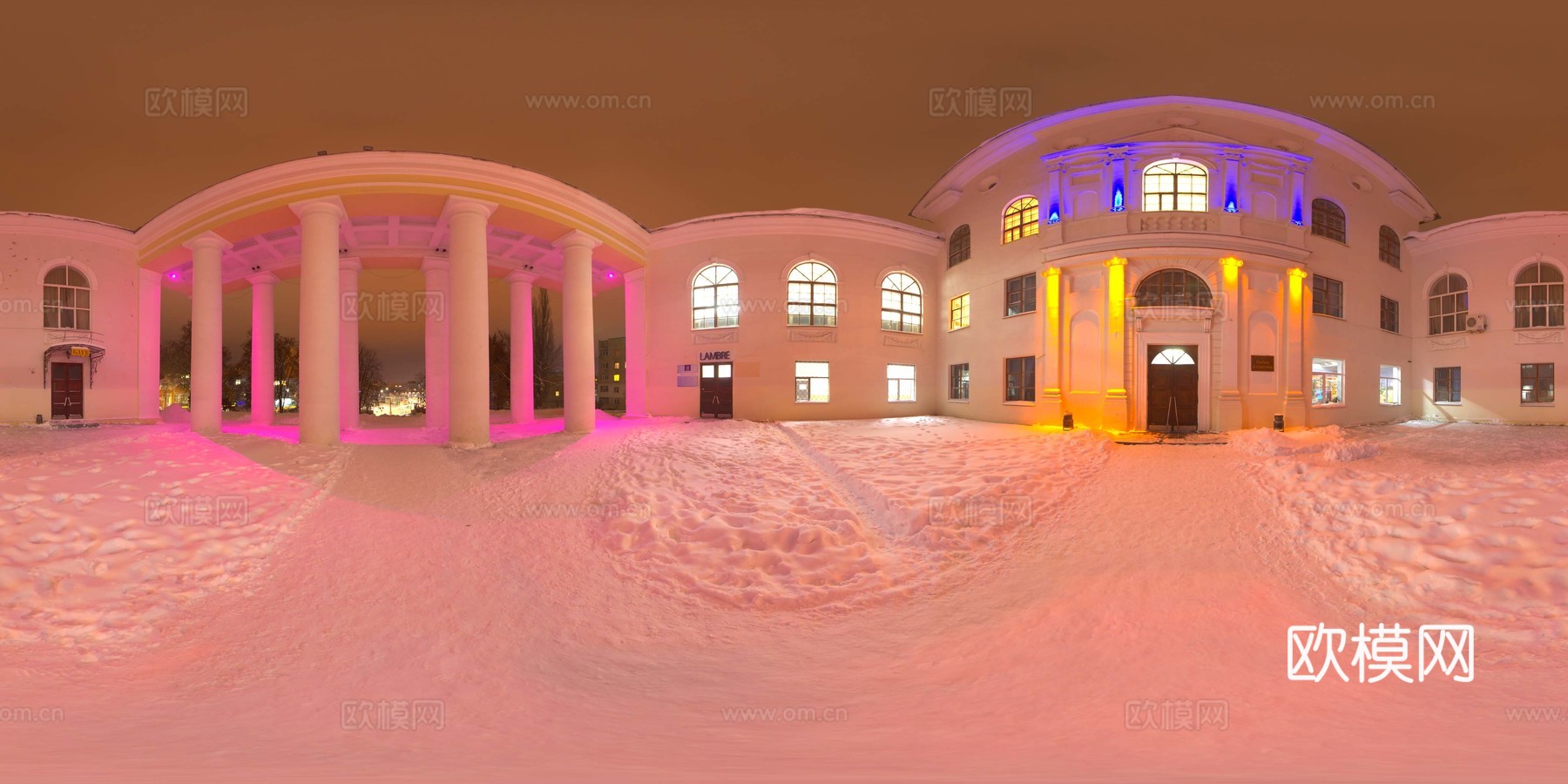 雪地 外景素材