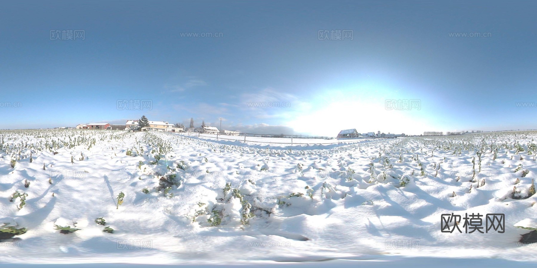 雪地 外景素材