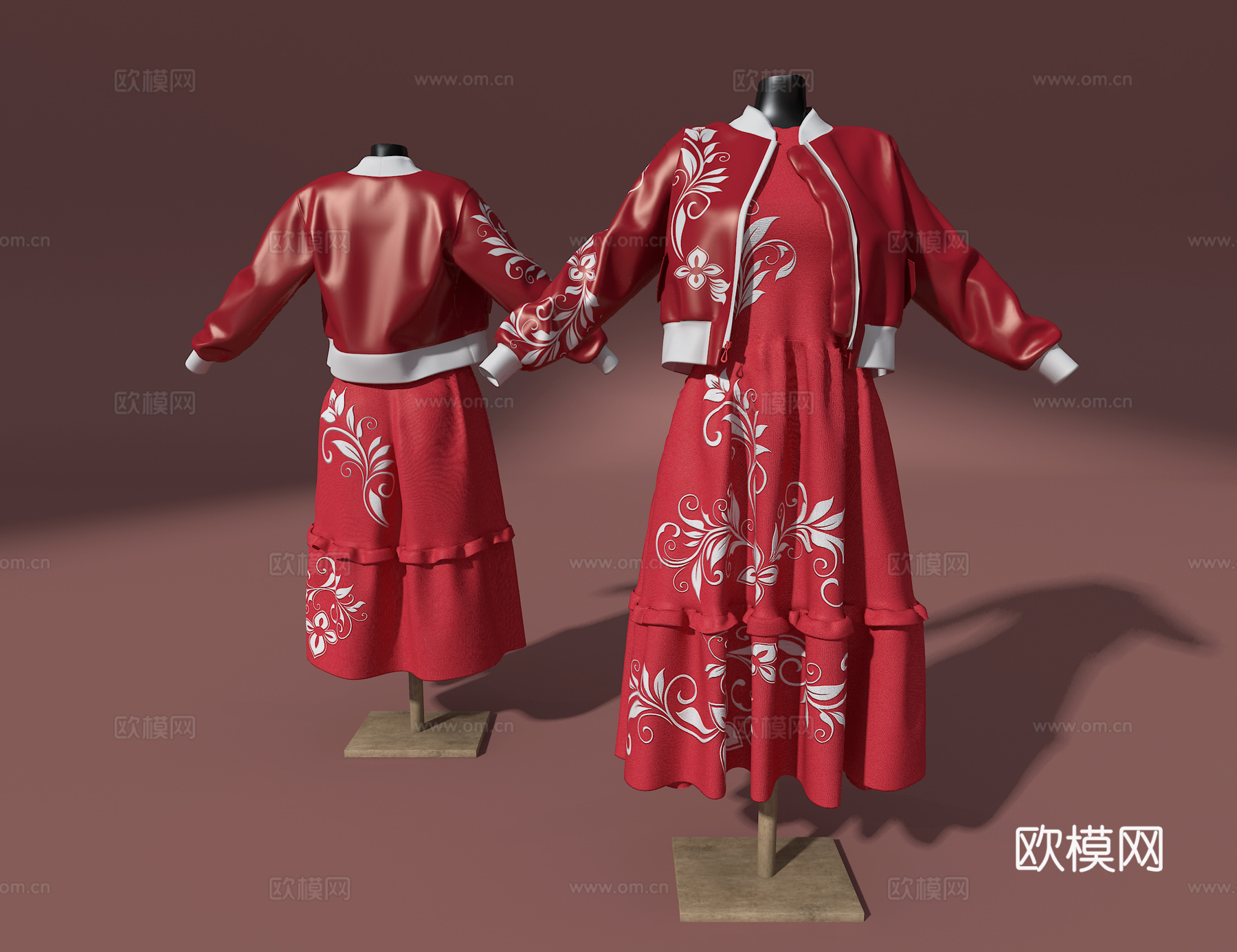 女士衣服3d模型