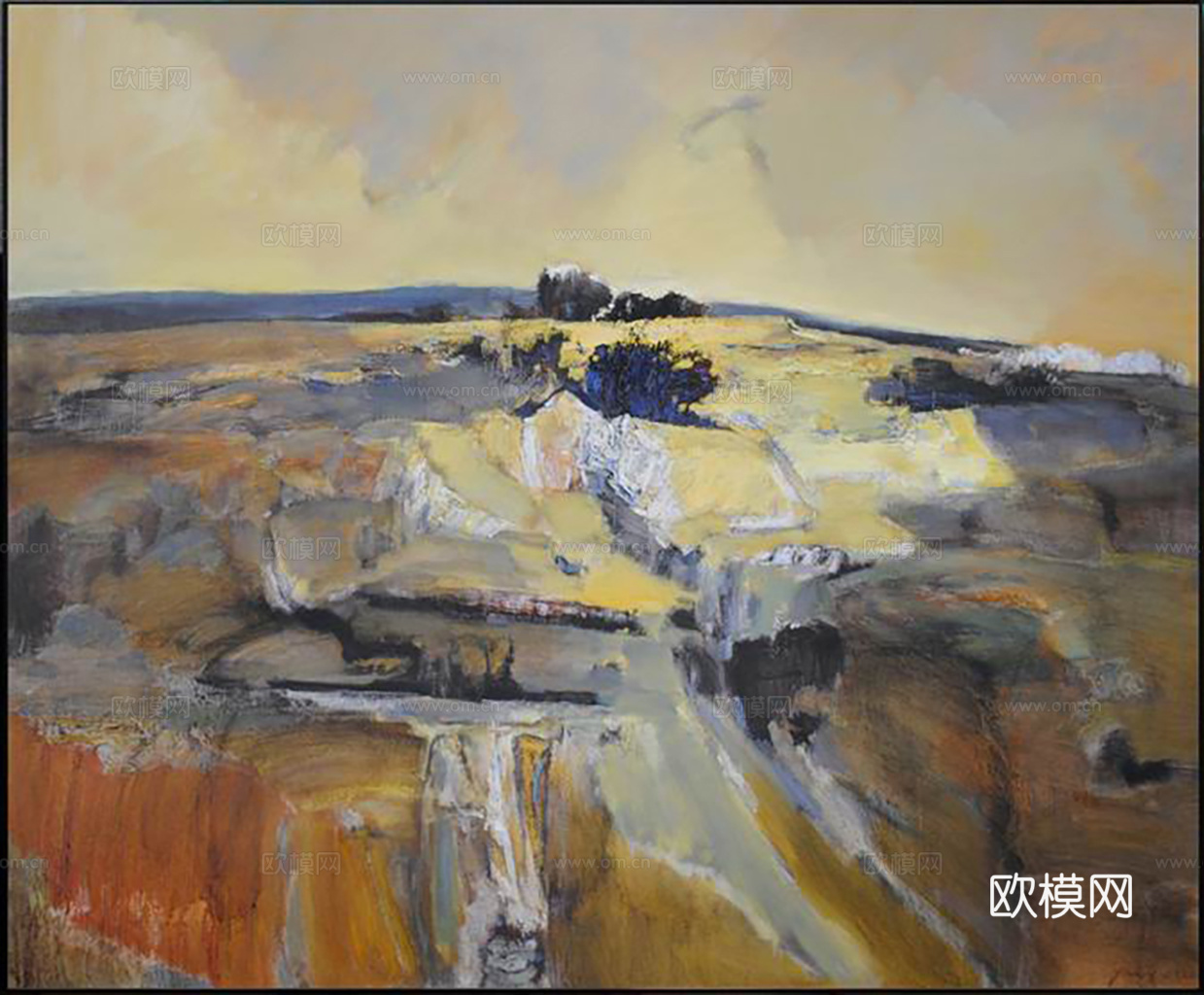 新中式油画下载