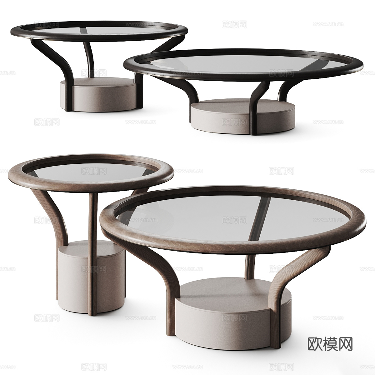 Giorgetti Chanterelle 小茶桌3d模型