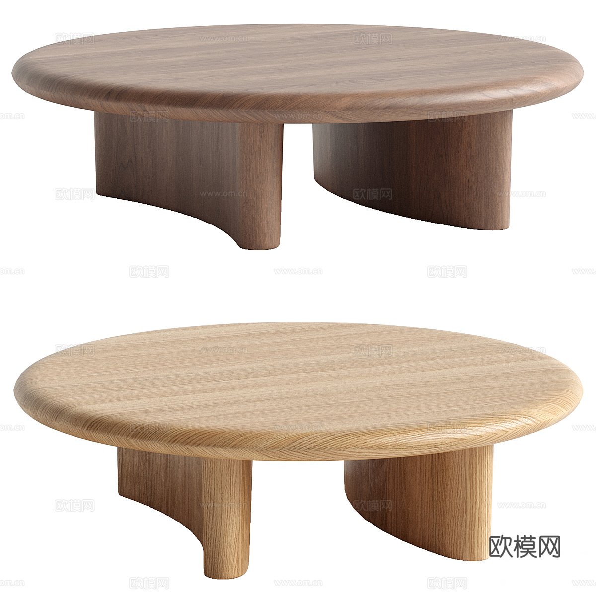 Monument 圆形茶几3d模型下载（渲染图1）