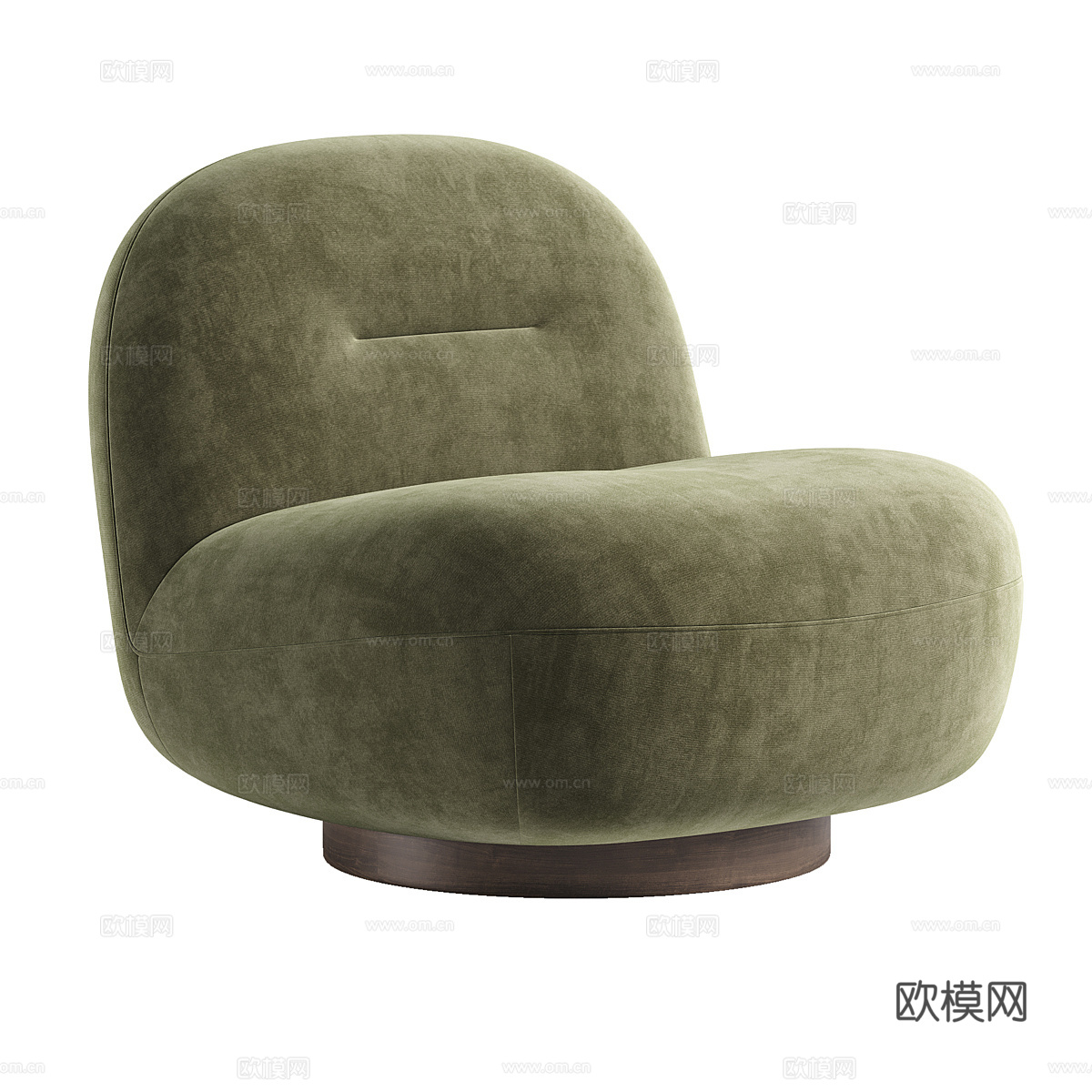 现代意式 Otis 旋转装饰椅3d模型