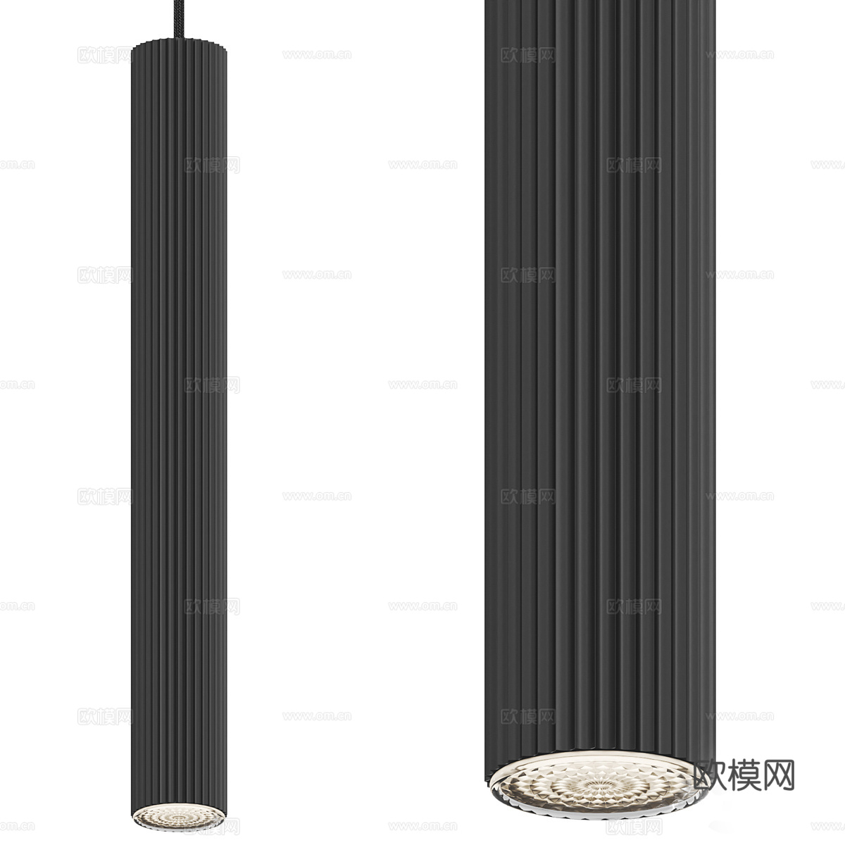 现代意式极简 Nordlux - Vico 4 吊灯3d模型