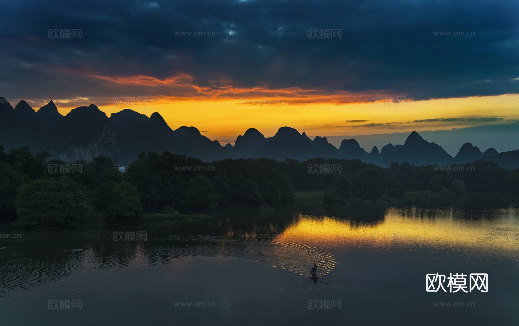 自然风景 山水湖泊