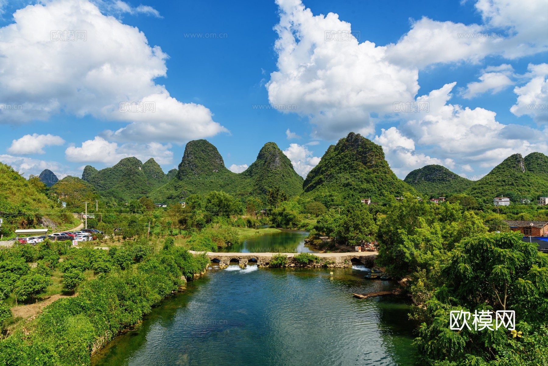自然风景 山水湖泊
