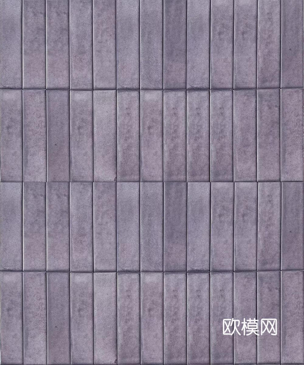 紫色复古条形砖