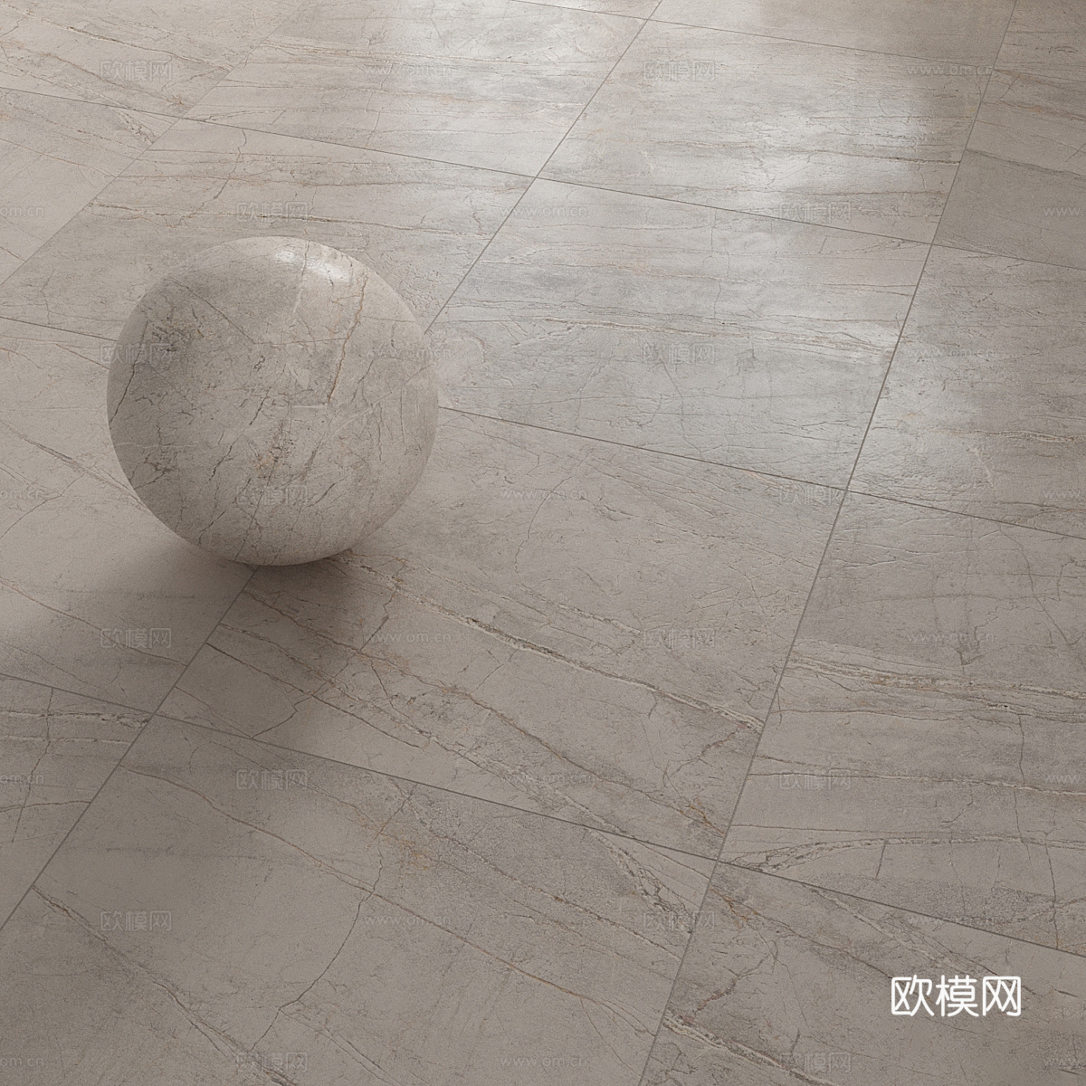 地砖 仿古砖 瓷砖 柔光砖3d模型