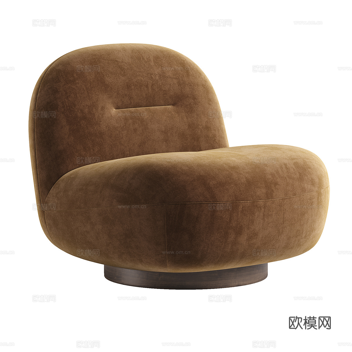 现代意式 Otis 旋转装饰椅3d模型