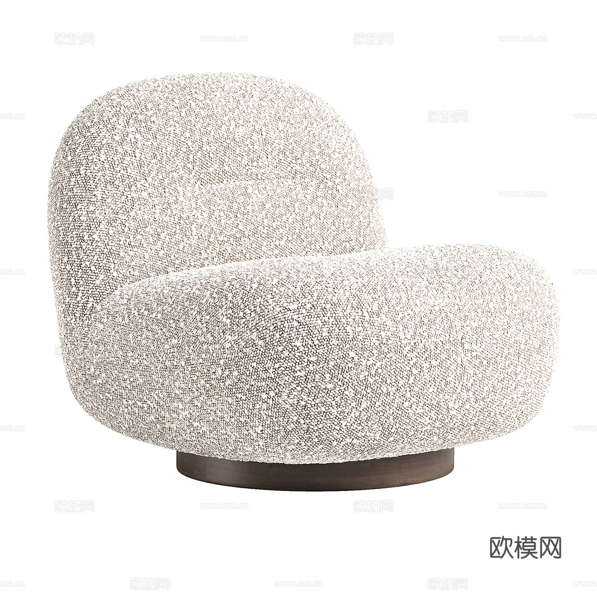现代意式 Otis 旋转装饰椅3d模型