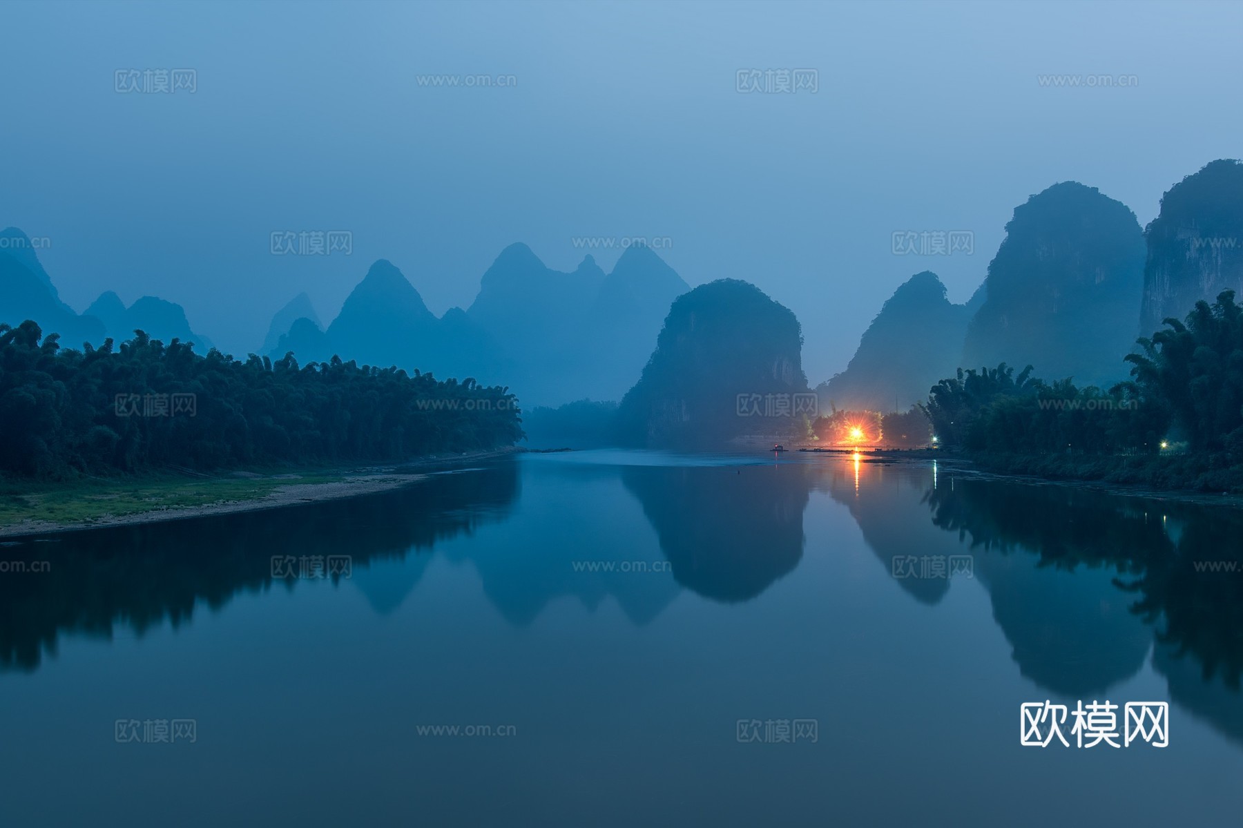 自然风景 山水湖泊