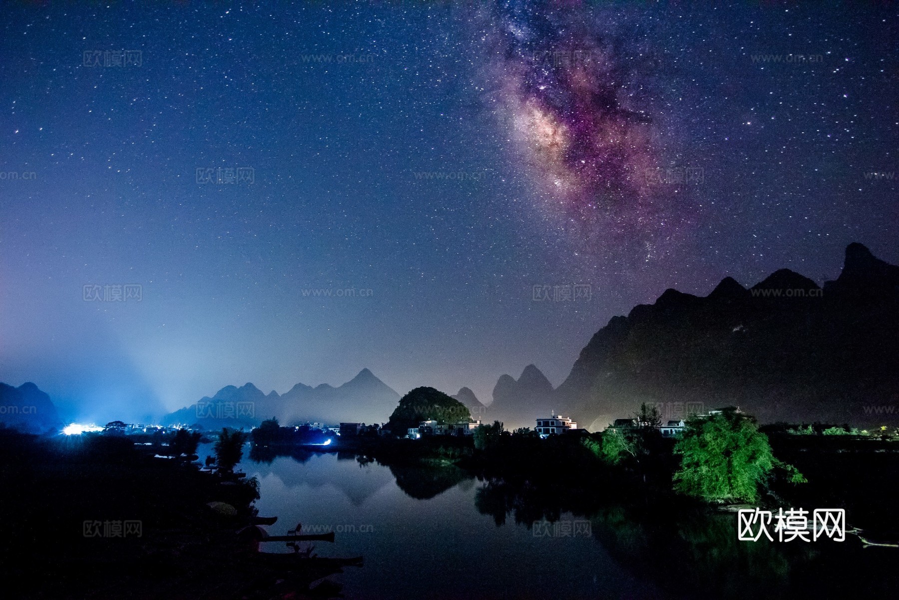 自然风景 山水湖泊