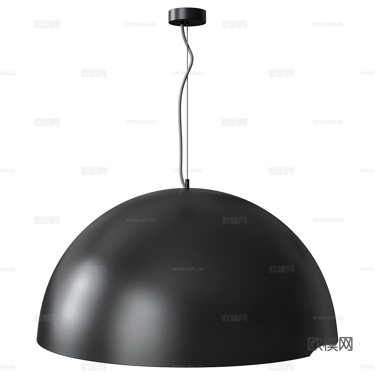 现代意式 Dome 吊灯3d模型