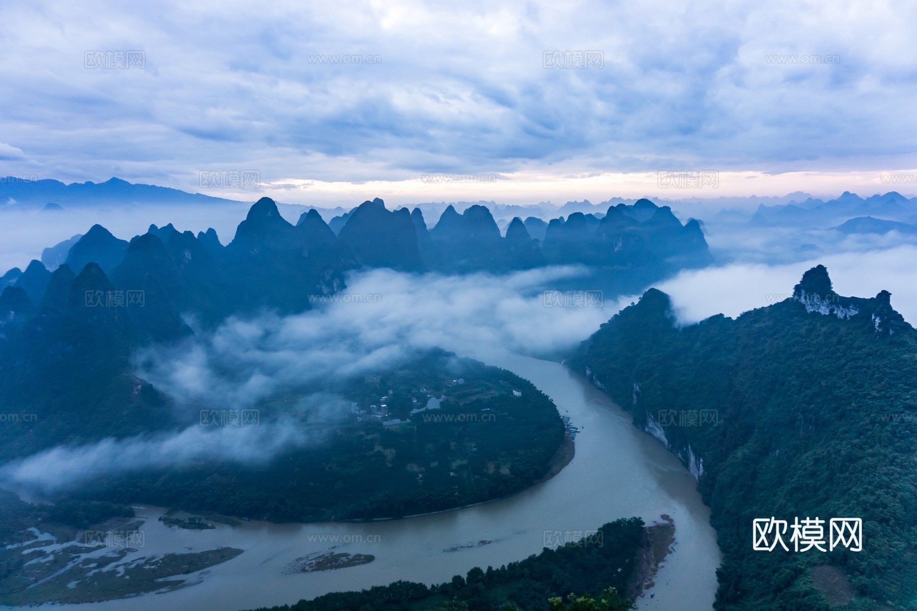 自然风景 山水湖泊