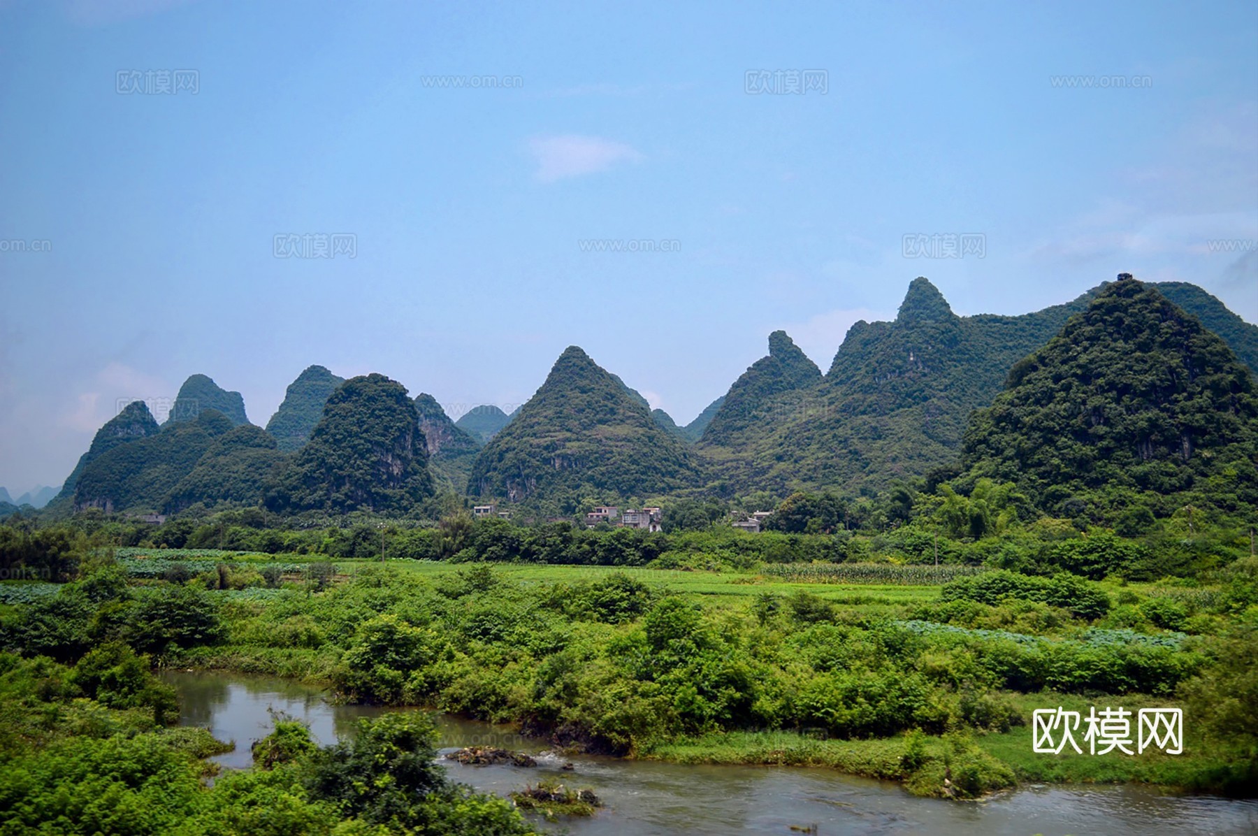 自然风景 山水湖泊