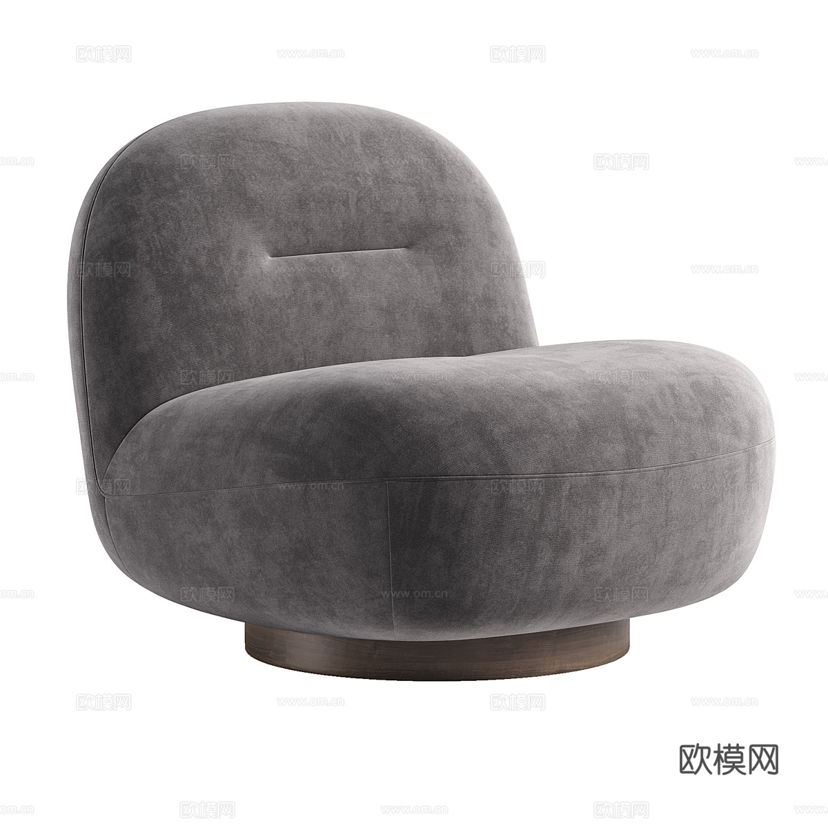 现代意式 Otis 旋转装饰椅3d模型