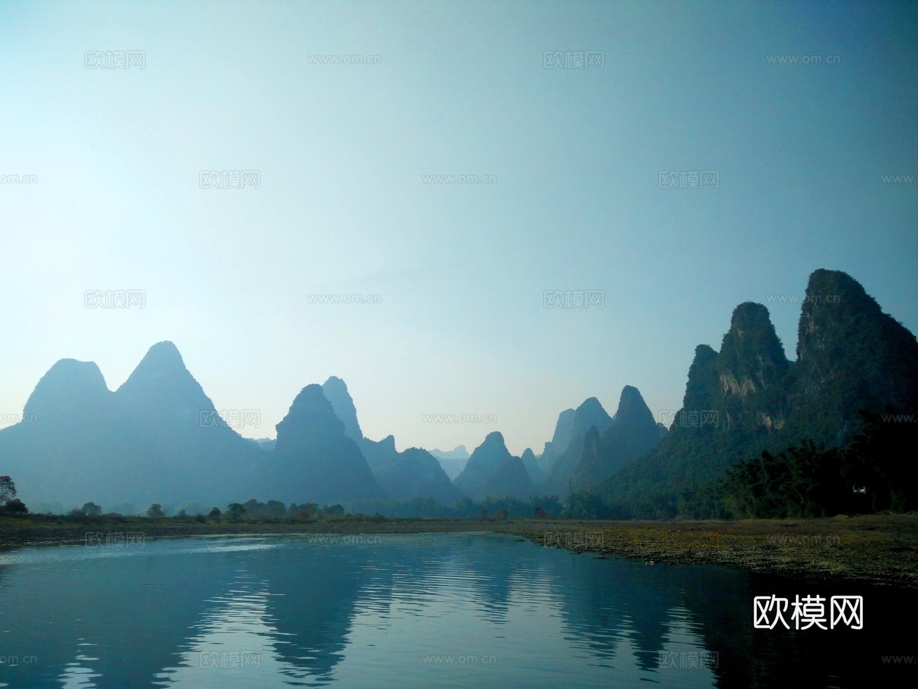 自然风景 山水湖泊