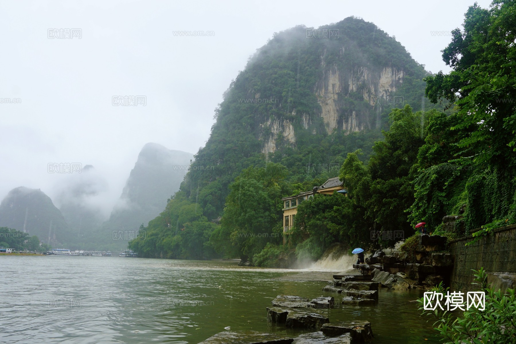 自然风景 山水湖泊