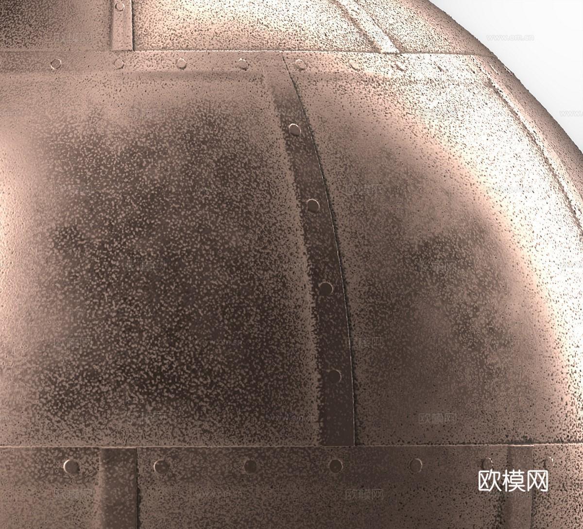 现代金属板 做旧金属 金属板 铜板 不锈钢板 玫瑰金属3d模型