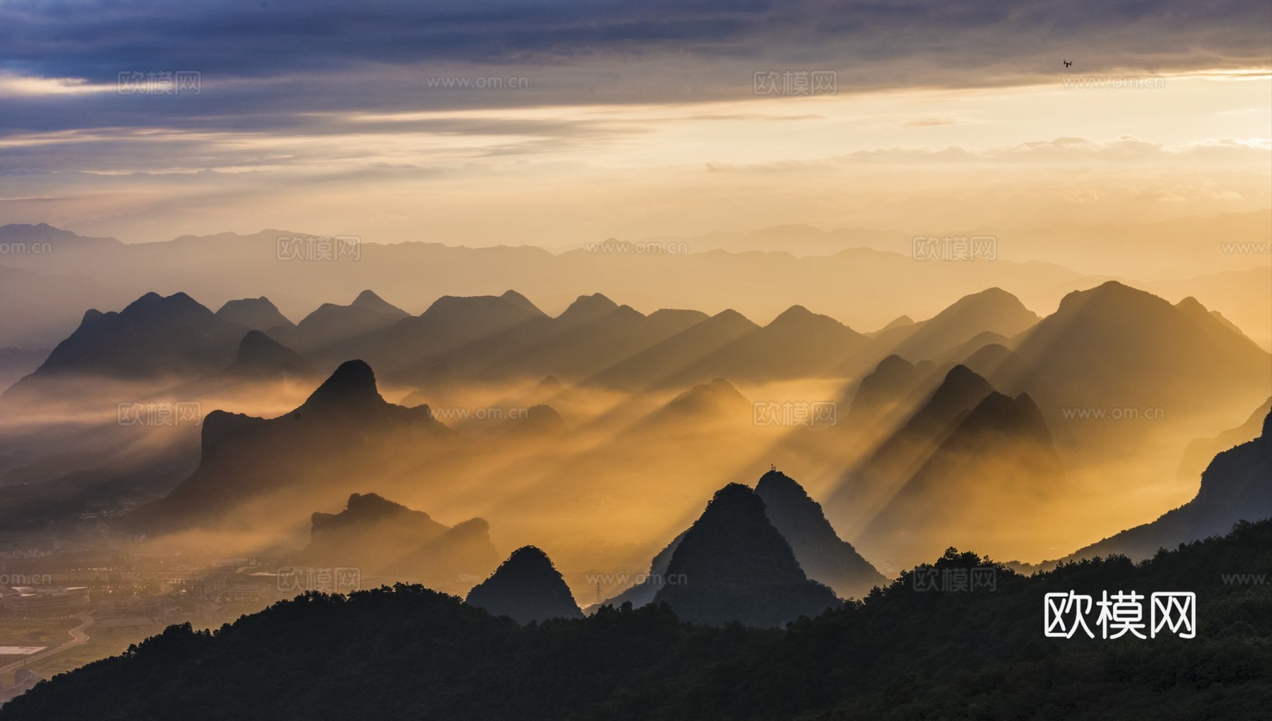 自然风景 山脉云海