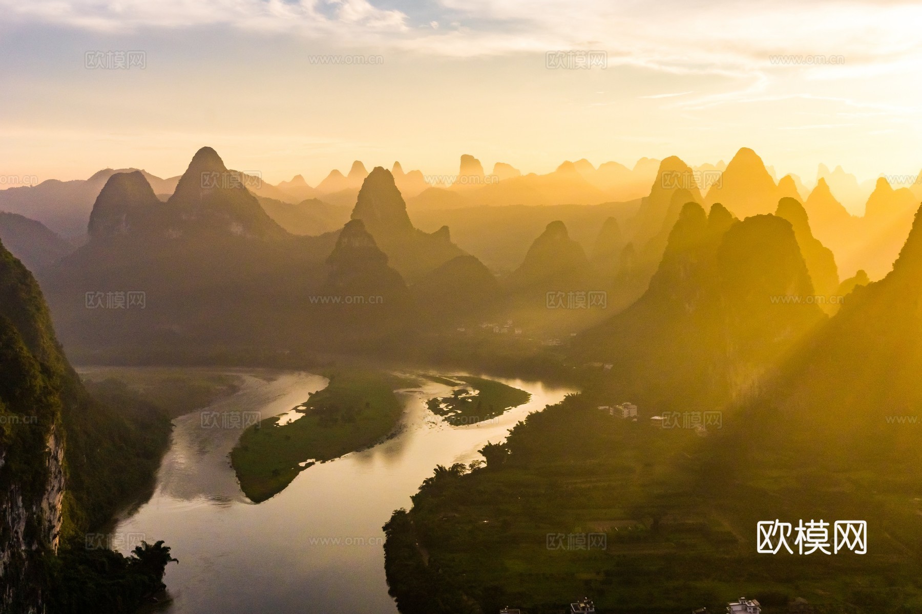 自然风景 山水湖泊