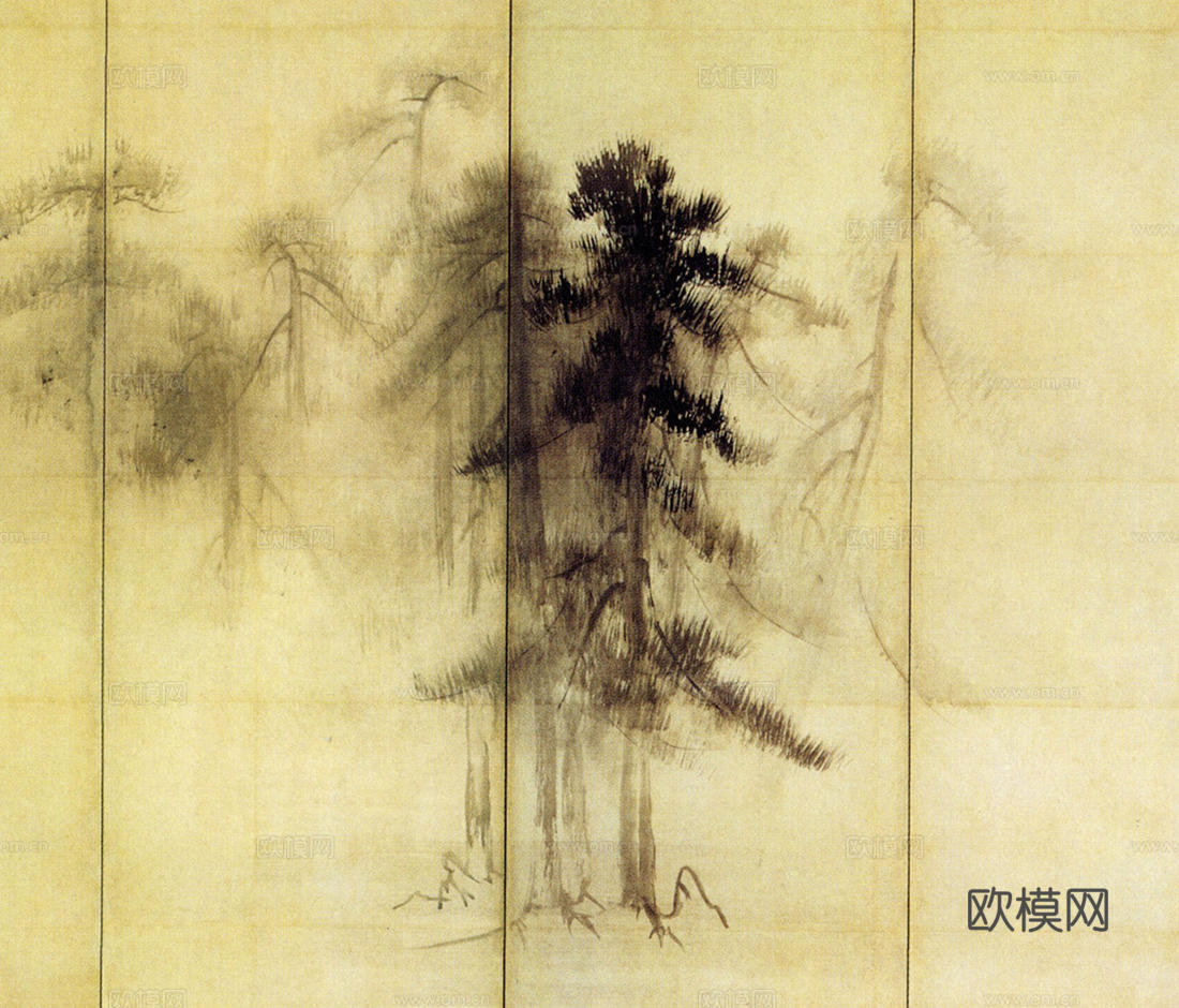 米黄色植物壁纸