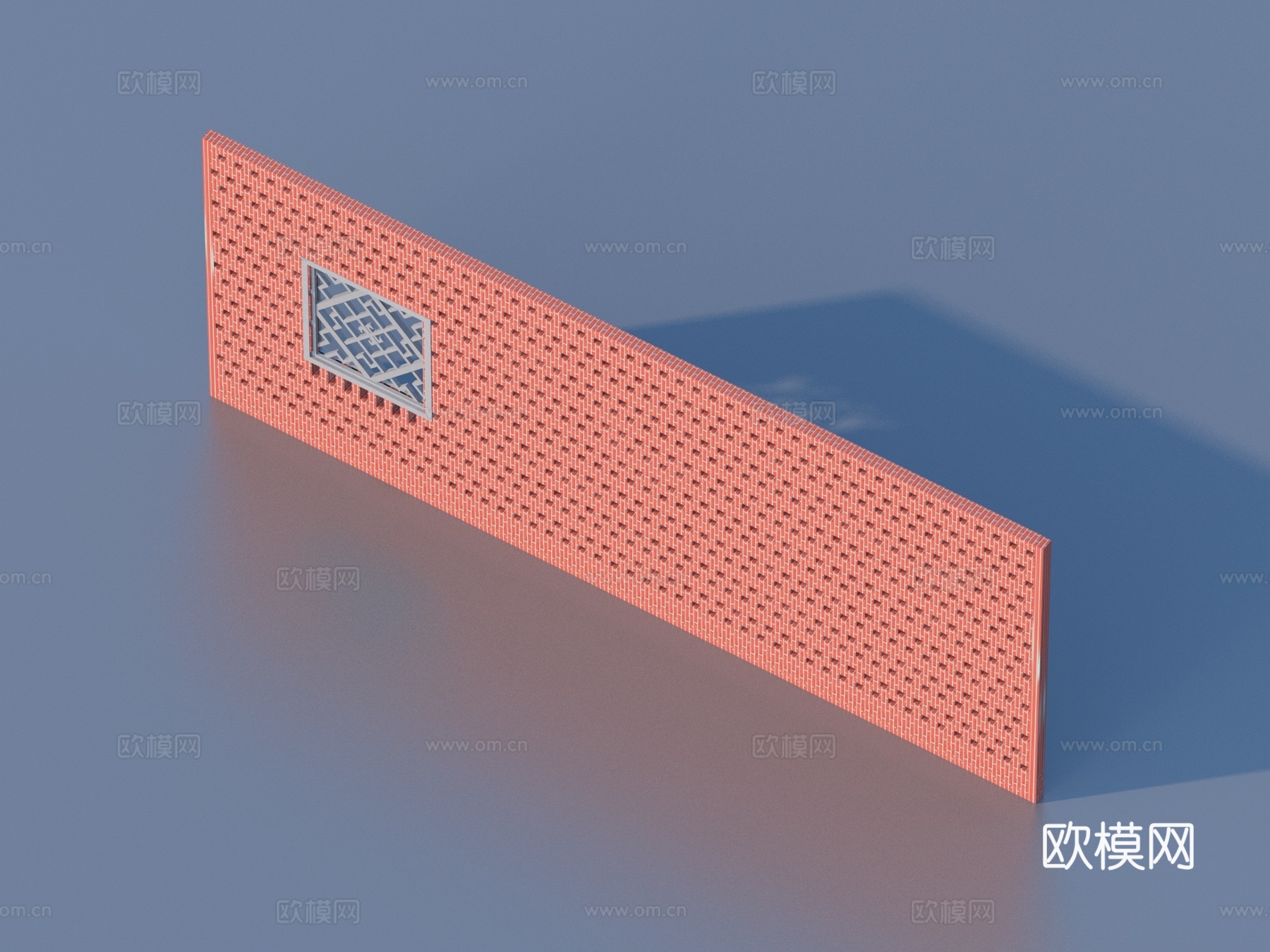 砖墙 红砖墙 立体砖墙3d模型