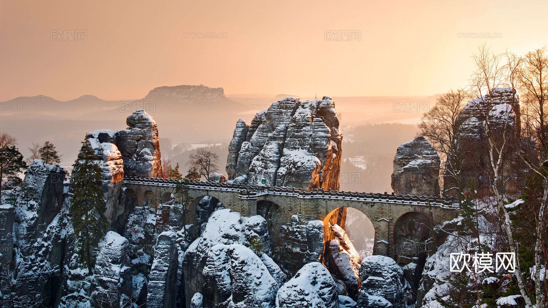 冬天雪景