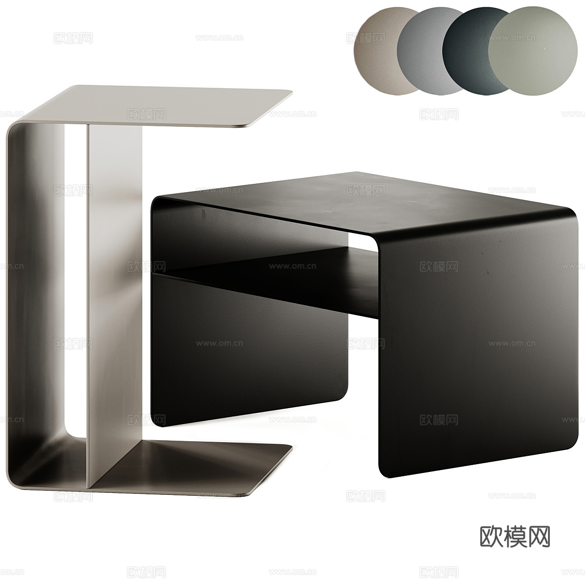 现代 Westwing Collection Cosmo边几3d模型