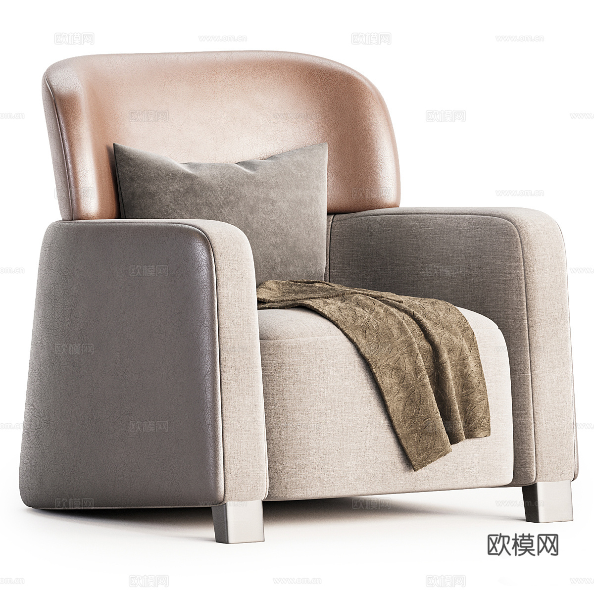 现代 Ghidini 休闲沙发3d模型下载（渲染图1）