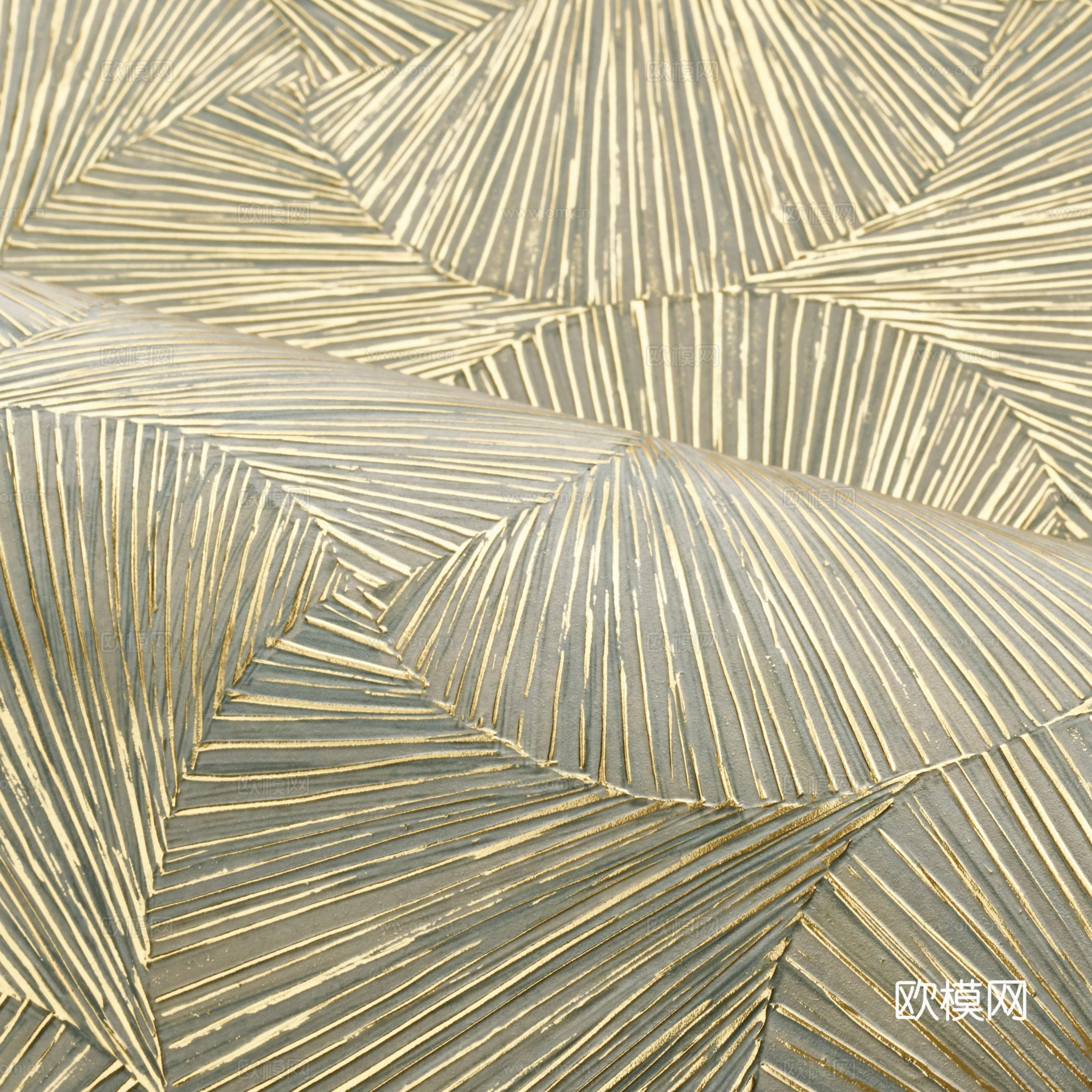 金色几何线条壁纸