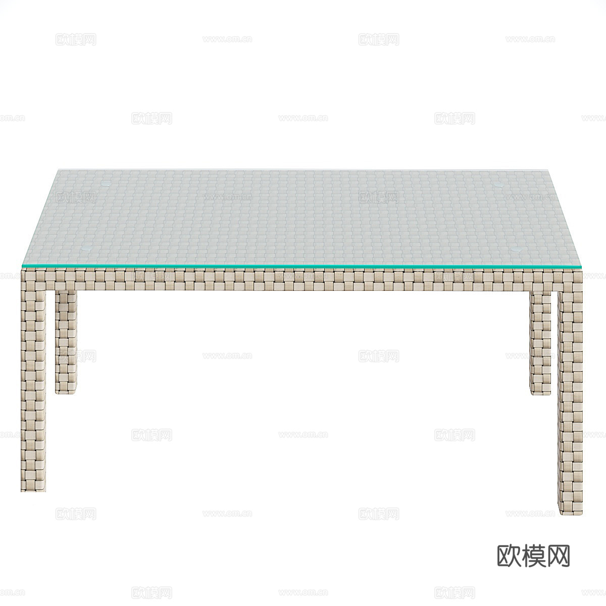 现代意式 OM Portofino 餐桌3d模型