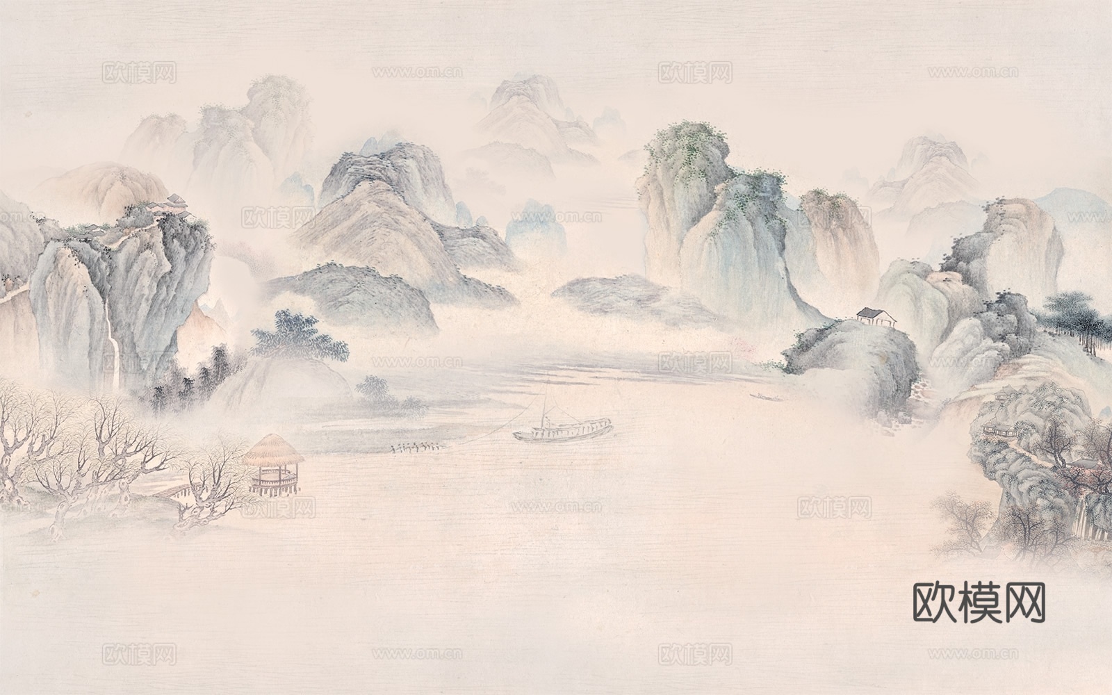 中式国画装饰挂画
