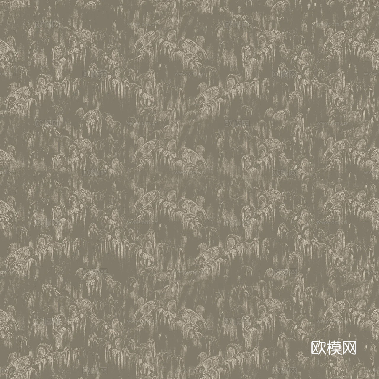 无缝暖灰色花纹墙纸