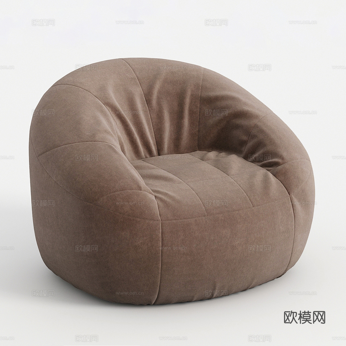 现代 Theo 休闲沙发3d模型下载（渲染图2）