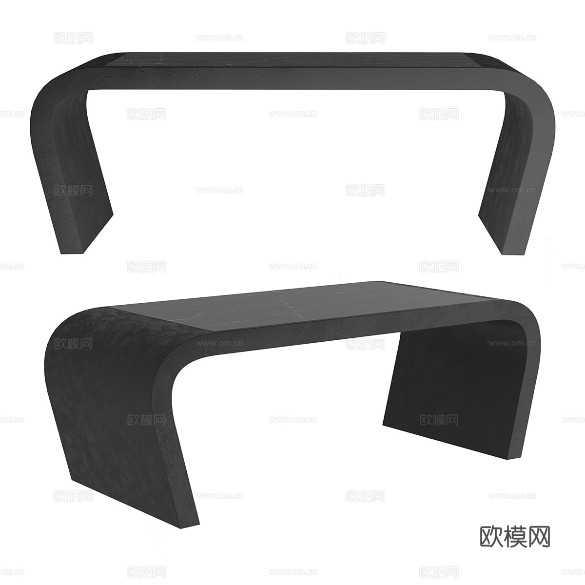 新中式茶台3d模型