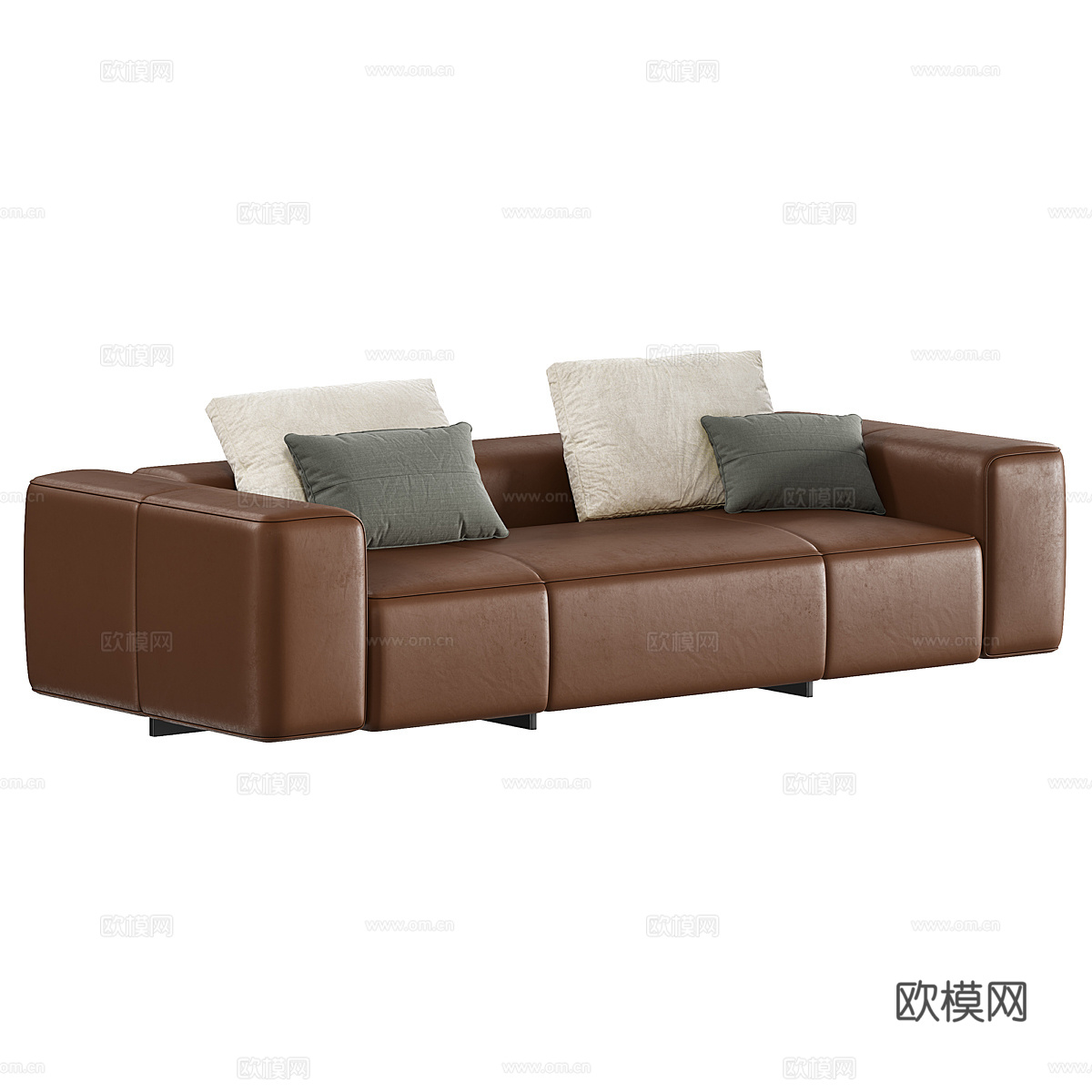 现代意式 Minotti Yves 沙发3d模型