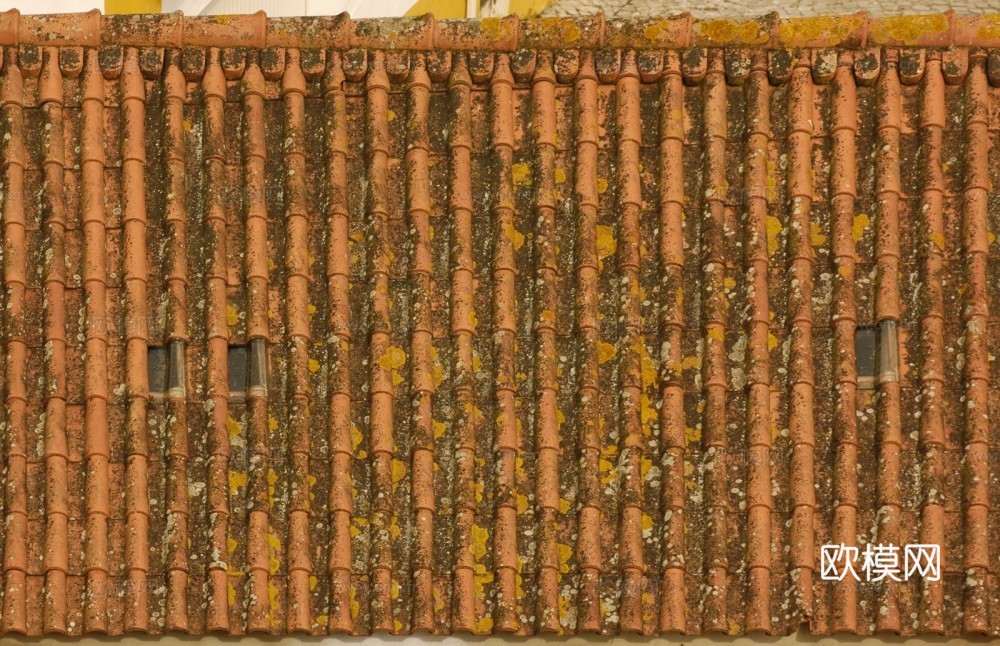 屋顶瓦片 红瓦