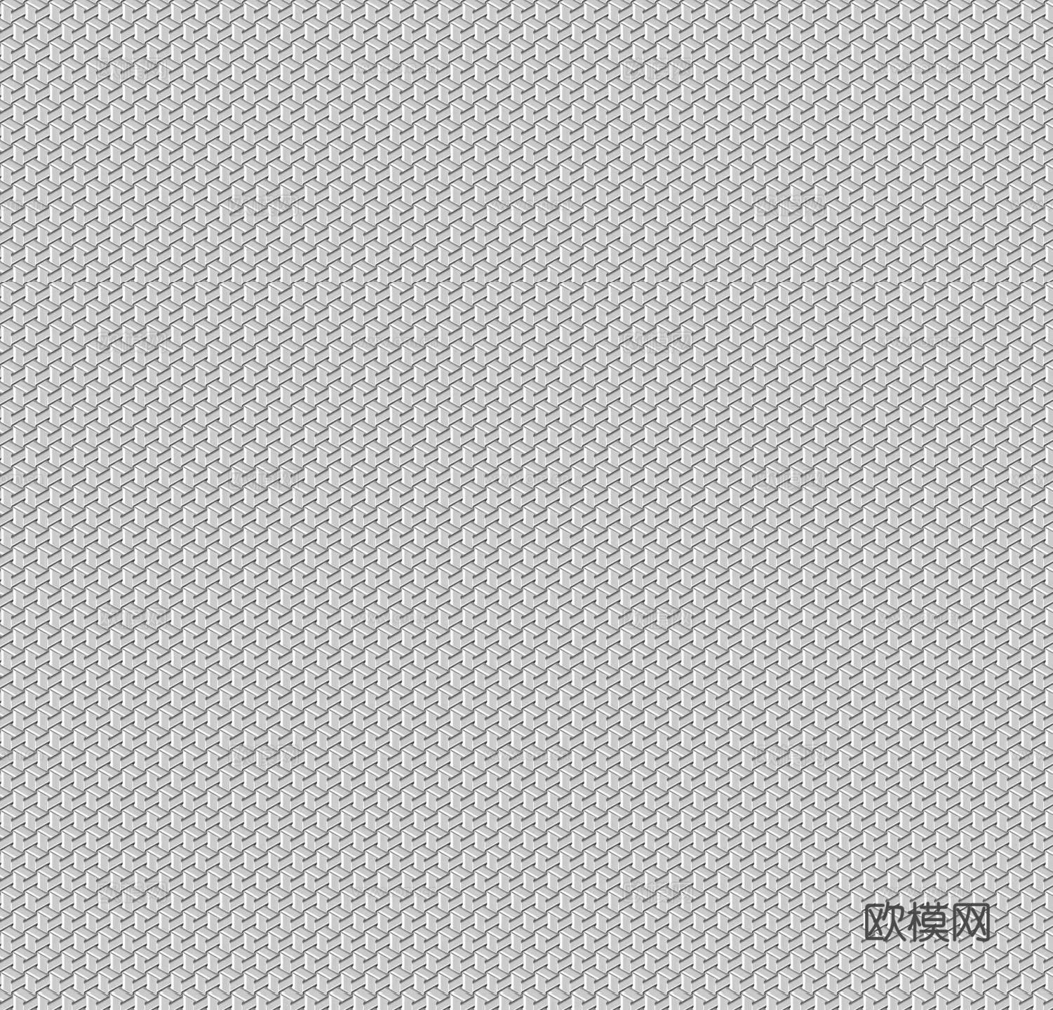 无缝灰色几何凹凸纹理墙纸