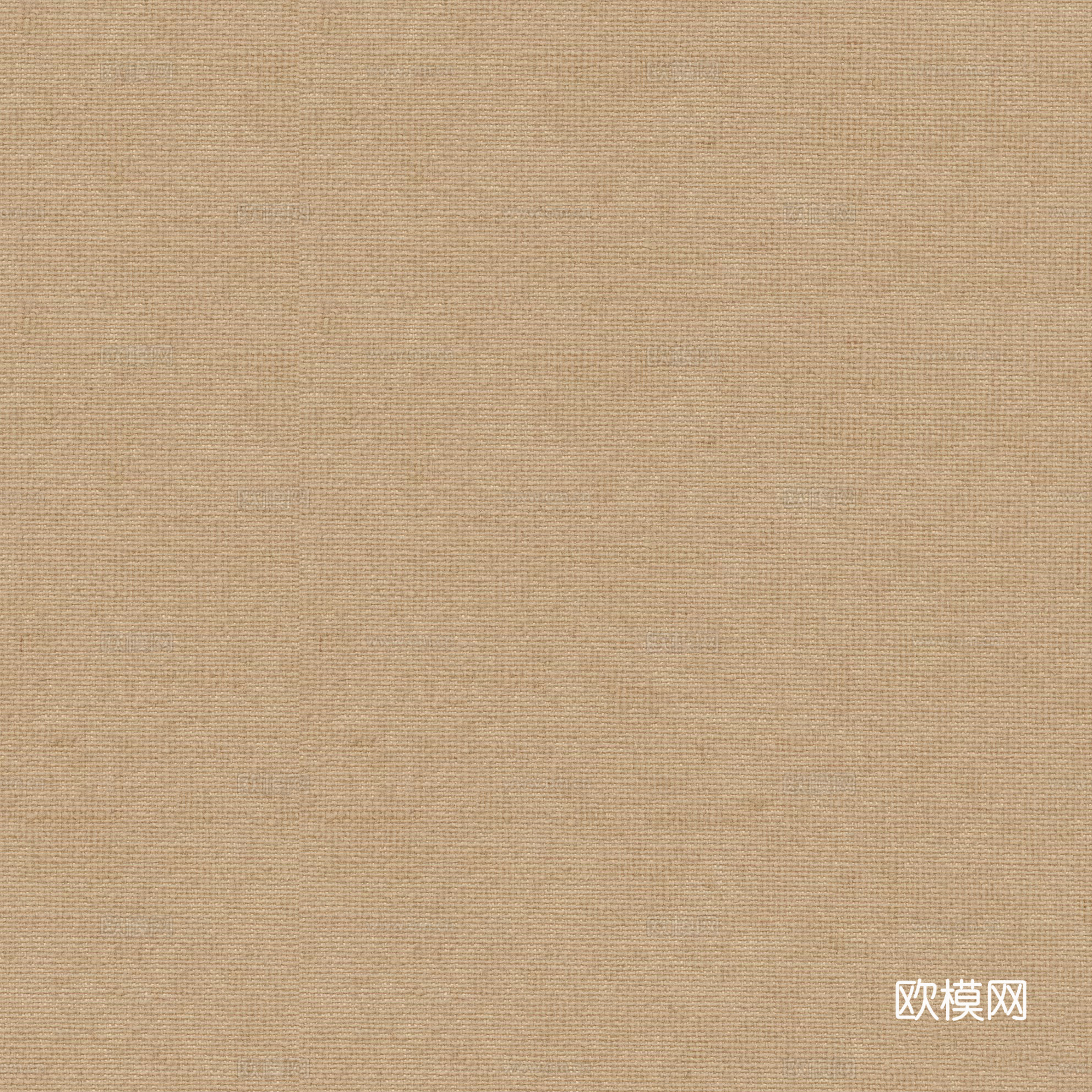 无缝暖黄色麻布墙布