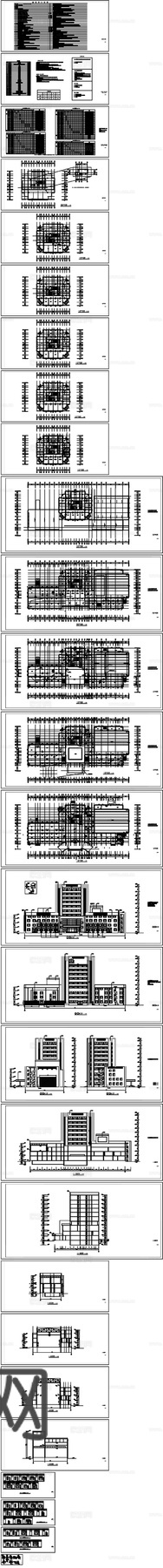 广播电视演播中心大楼cad施工图下载（渲染图1）