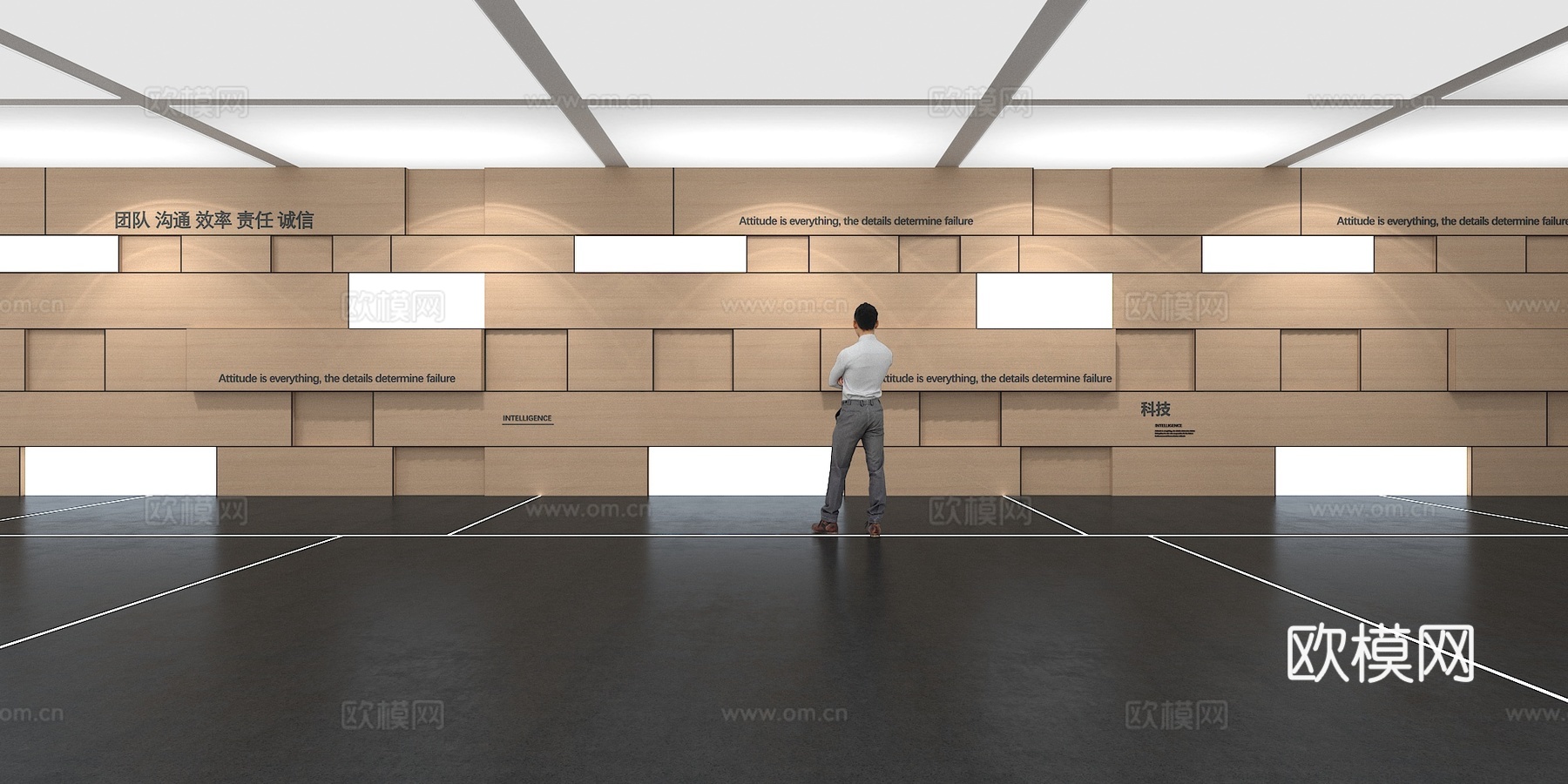 文化墙 企业文化墙 展示墙 VR 展厅 校园文化 教室su模型
