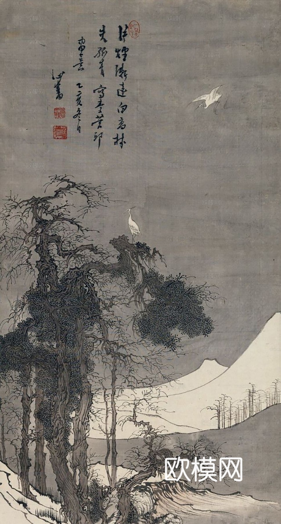 新中式挂画 抽象画 意境画 装饰画 挂画